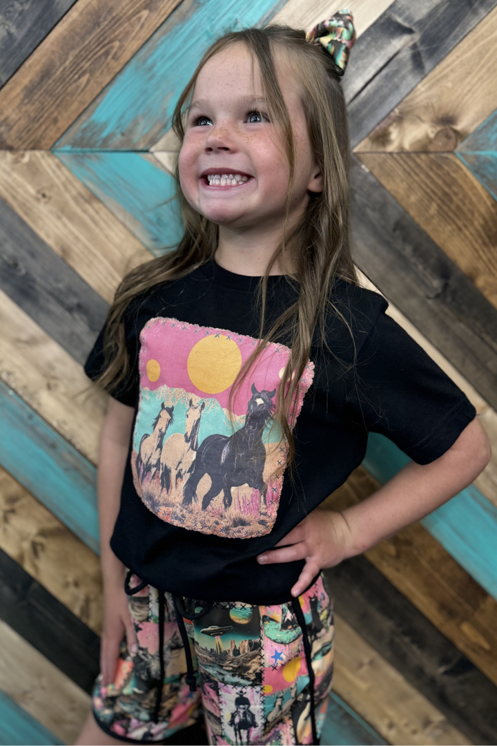 Mini Cosmic Cowgirl Tee