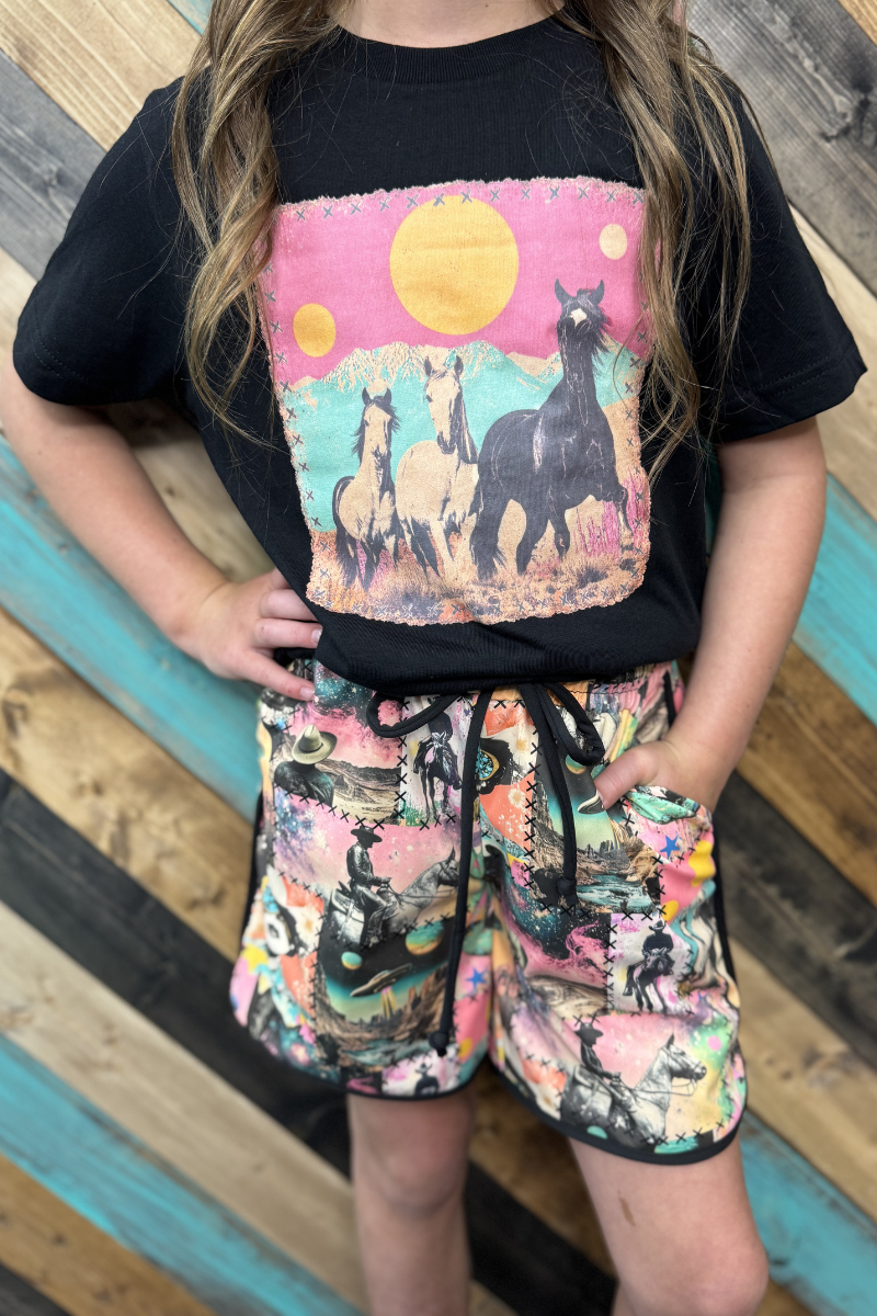 Mini Cosmic Cowgirl Tee
