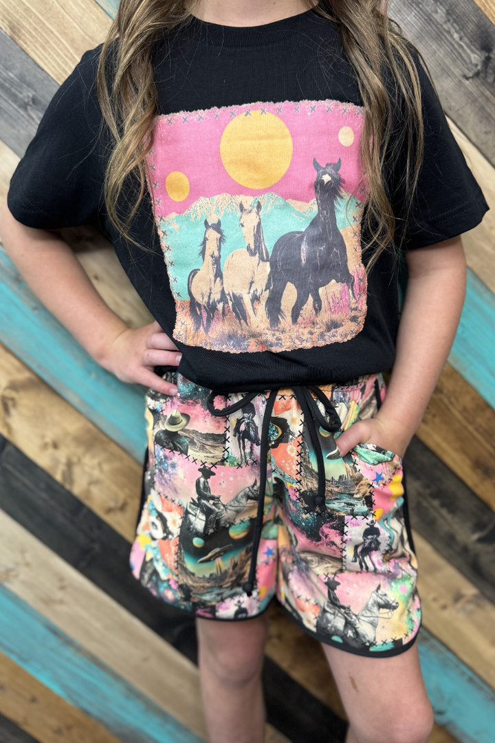 Mini Cosmic Cowgirl Tee