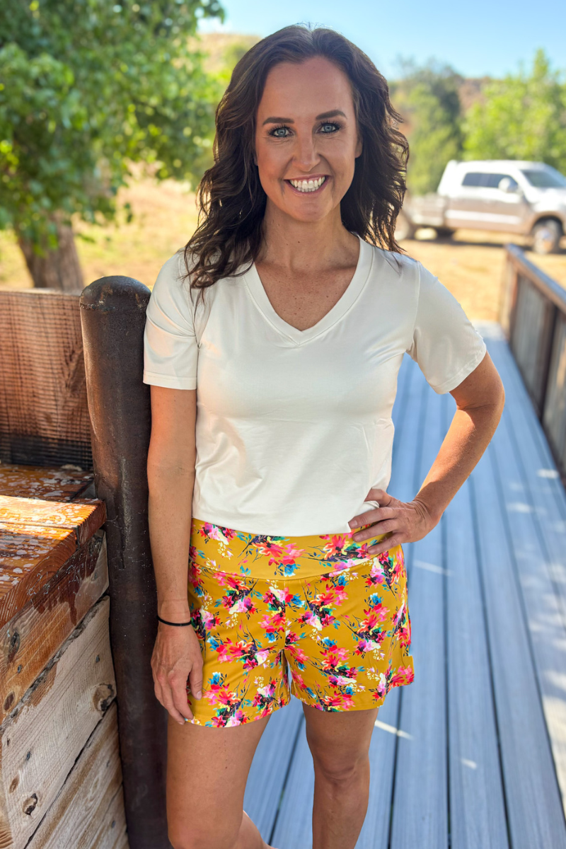 Warm Wildflower Shorts
