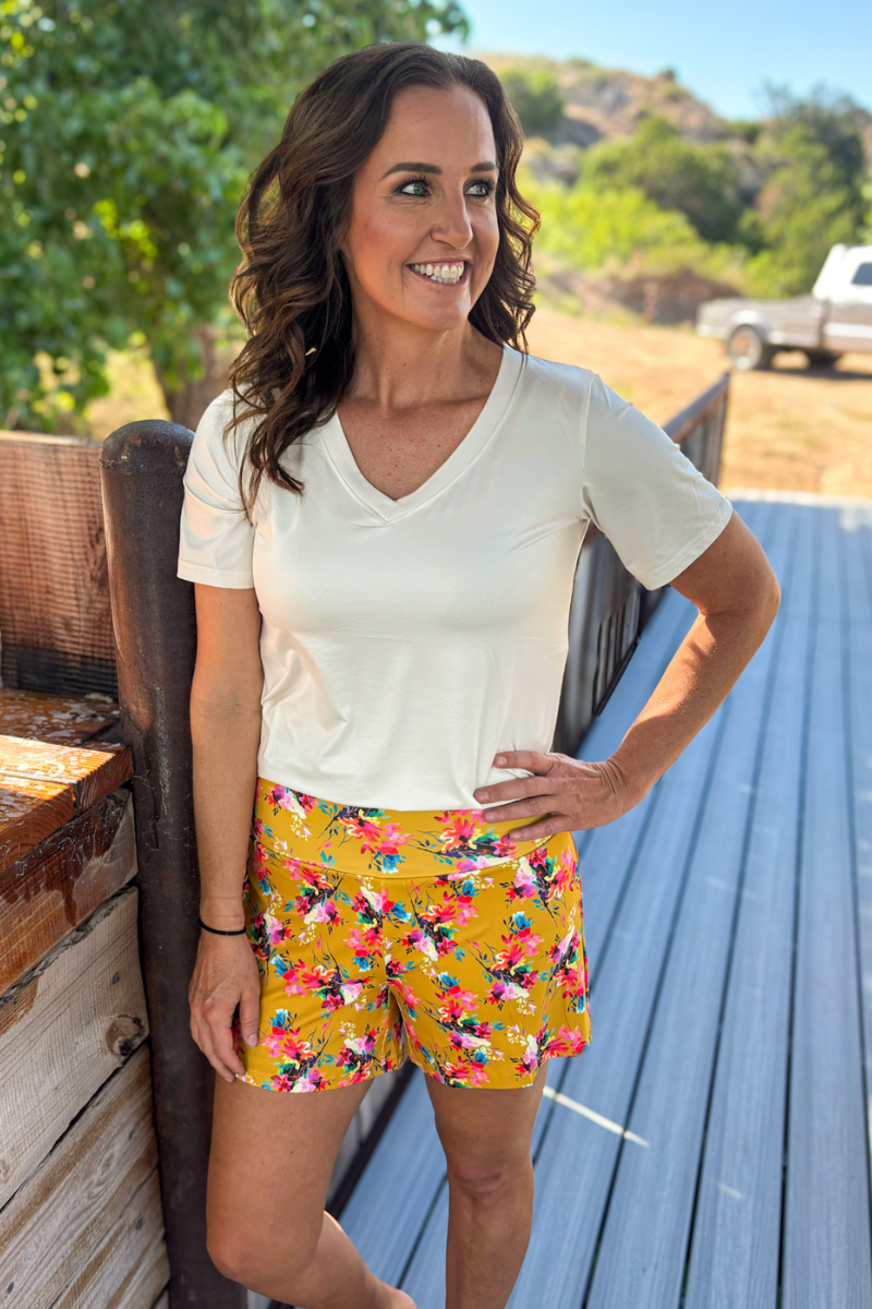 Warm Wildflower Shorts