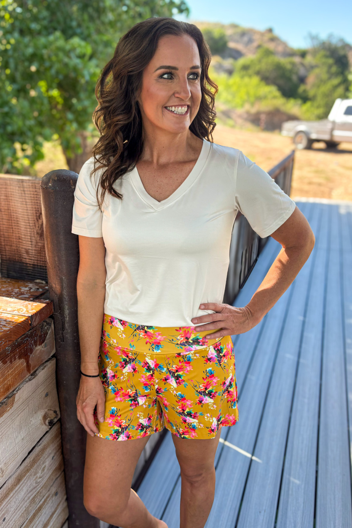 Warm Wildflower Shorts