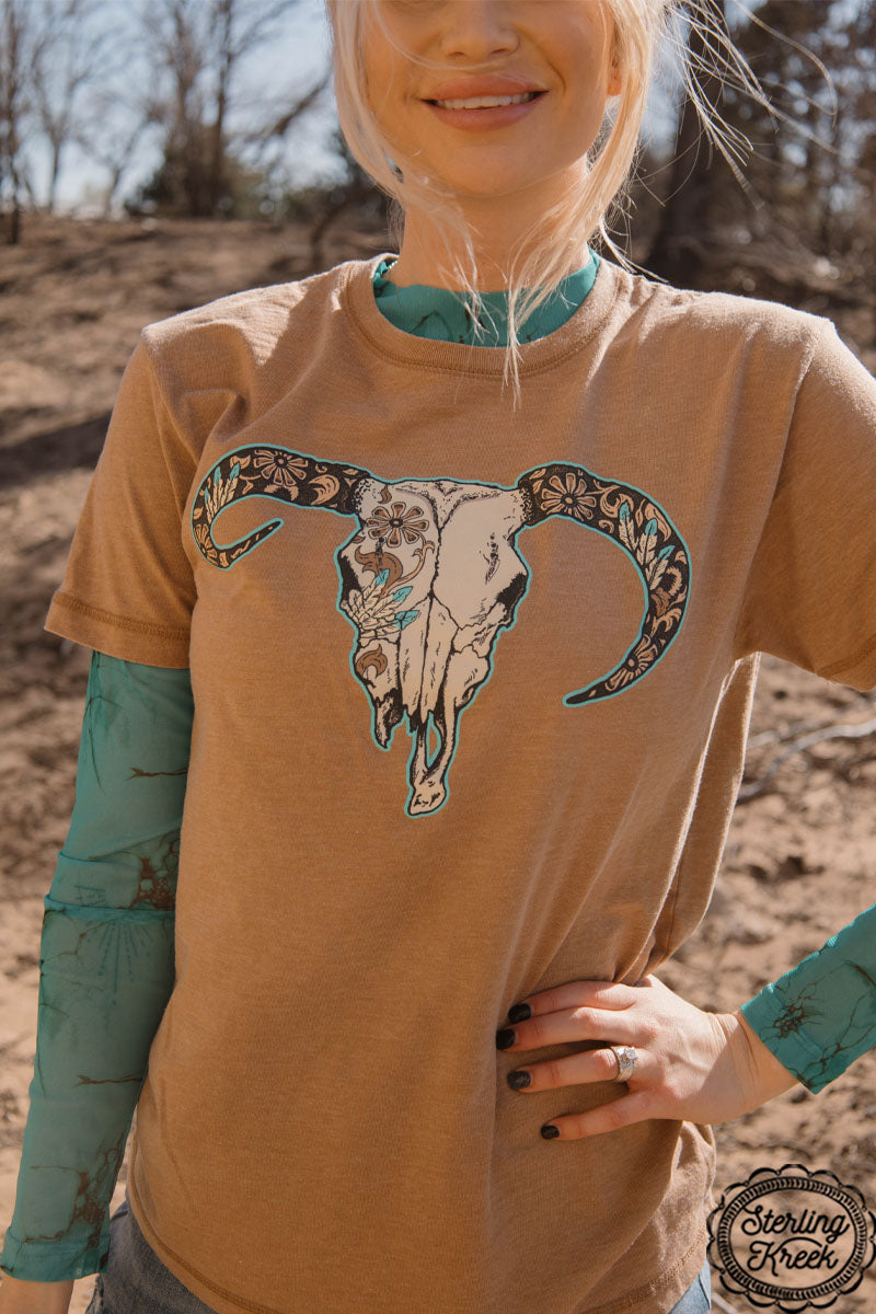 Wild and Western Skull Tee