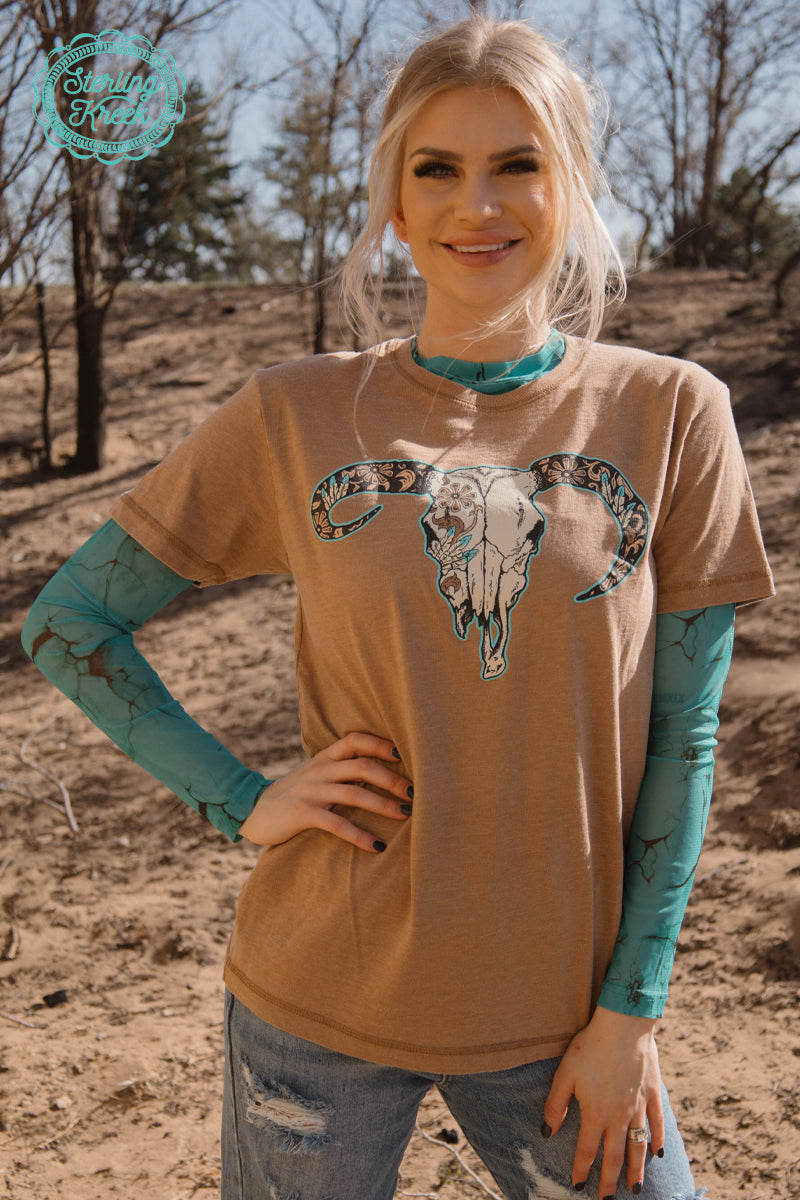 Wild and Western Skull Tee