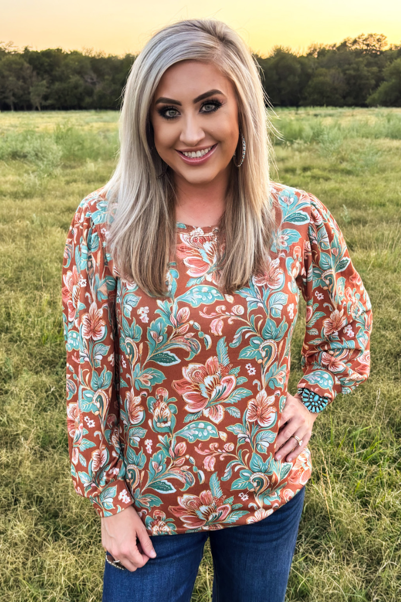 Wild Paisley Top