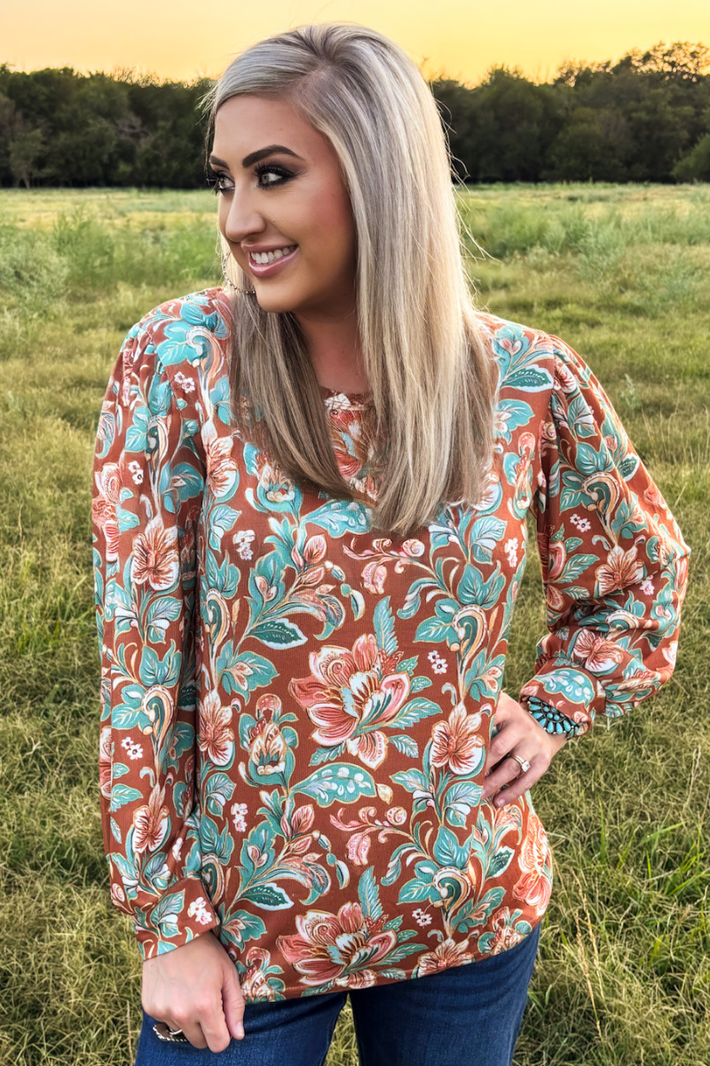 Wild Paisley Top