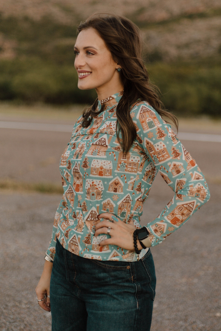 Wrangler's Wonderland Mesh Top