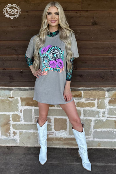 Wild West T-Shirt Dress