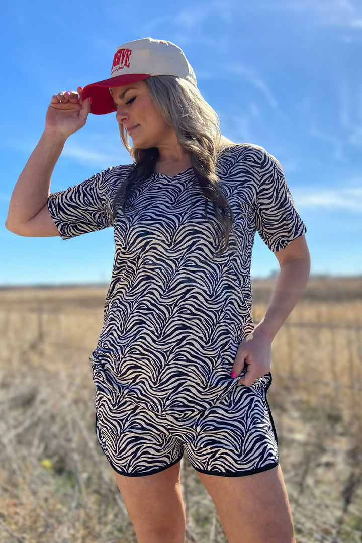 Cowgirl Safari V-Neck Top