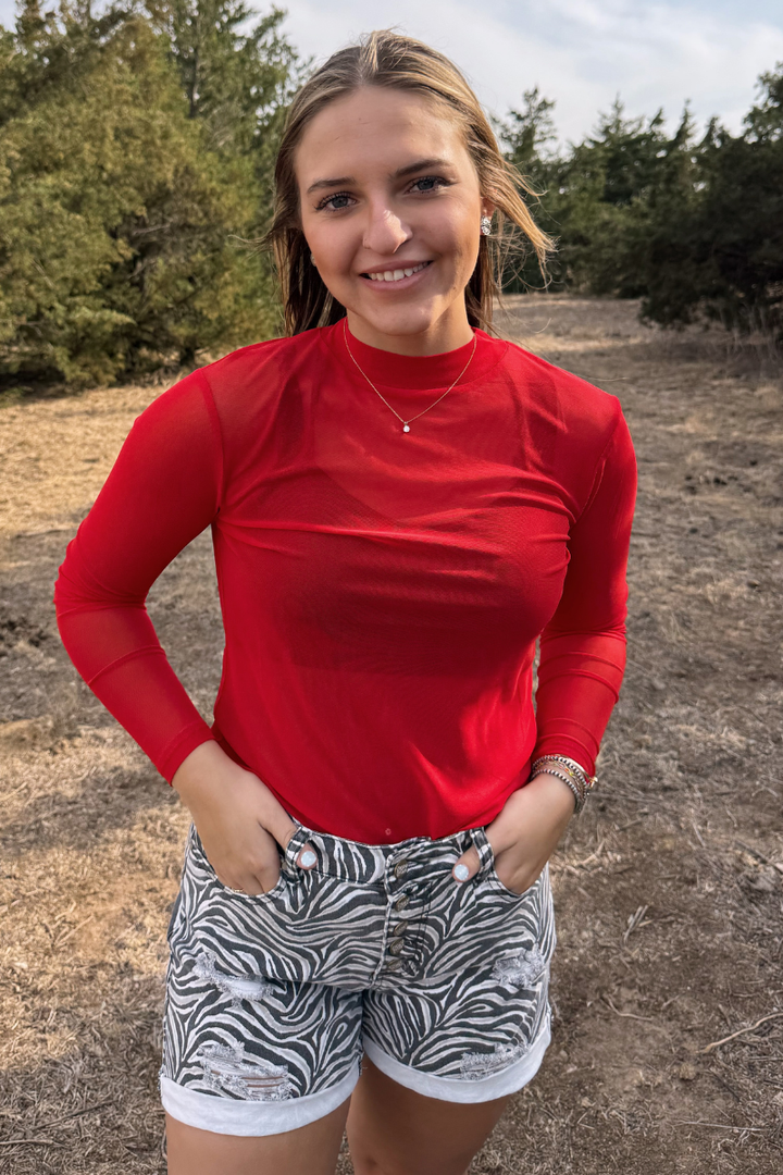 Meshed Out Red