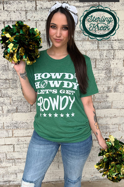 Who's ready for some football!!! This shirt is perfect for the season! We wanted something to really stick out in the stands, so we gave you this tee! The white letters really pop off the shirt in the best way possible! The unisex fitting makes this shirt great for all shapes and sizes!  MSRP: $25+