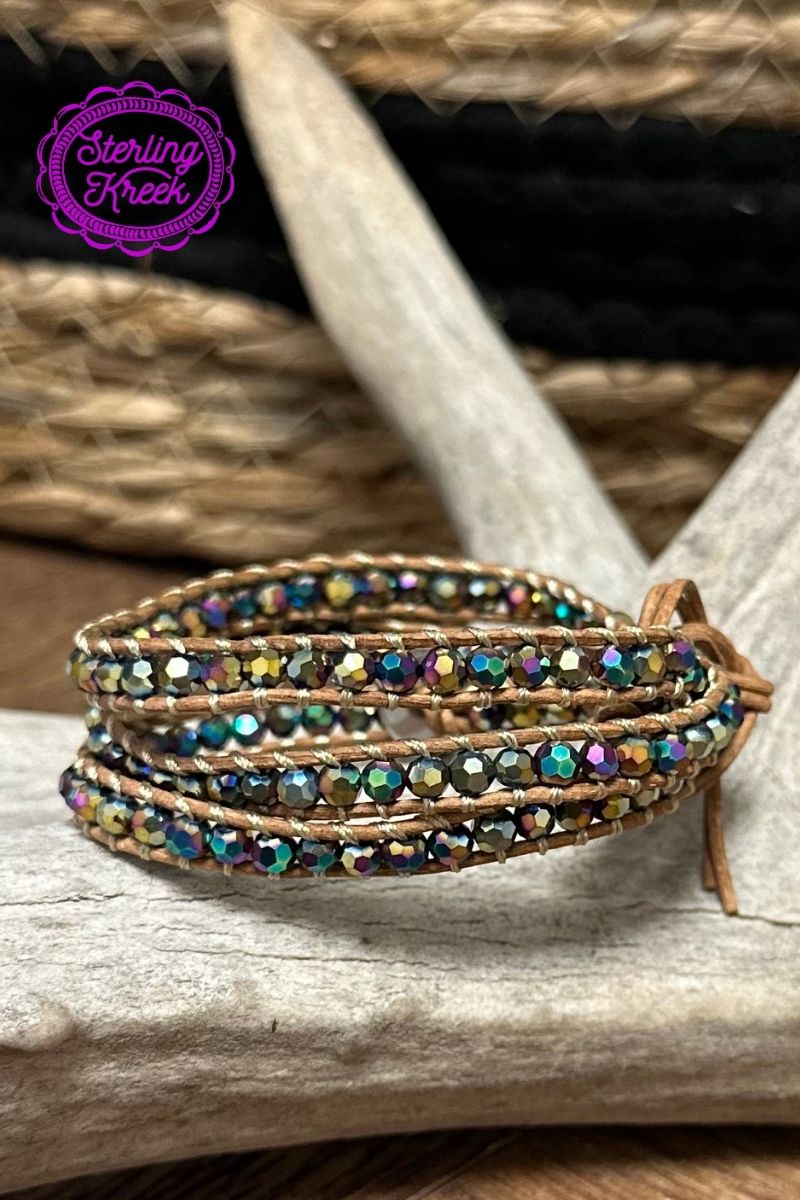 INDIAN KREEK WRAP BRACELET BROWN