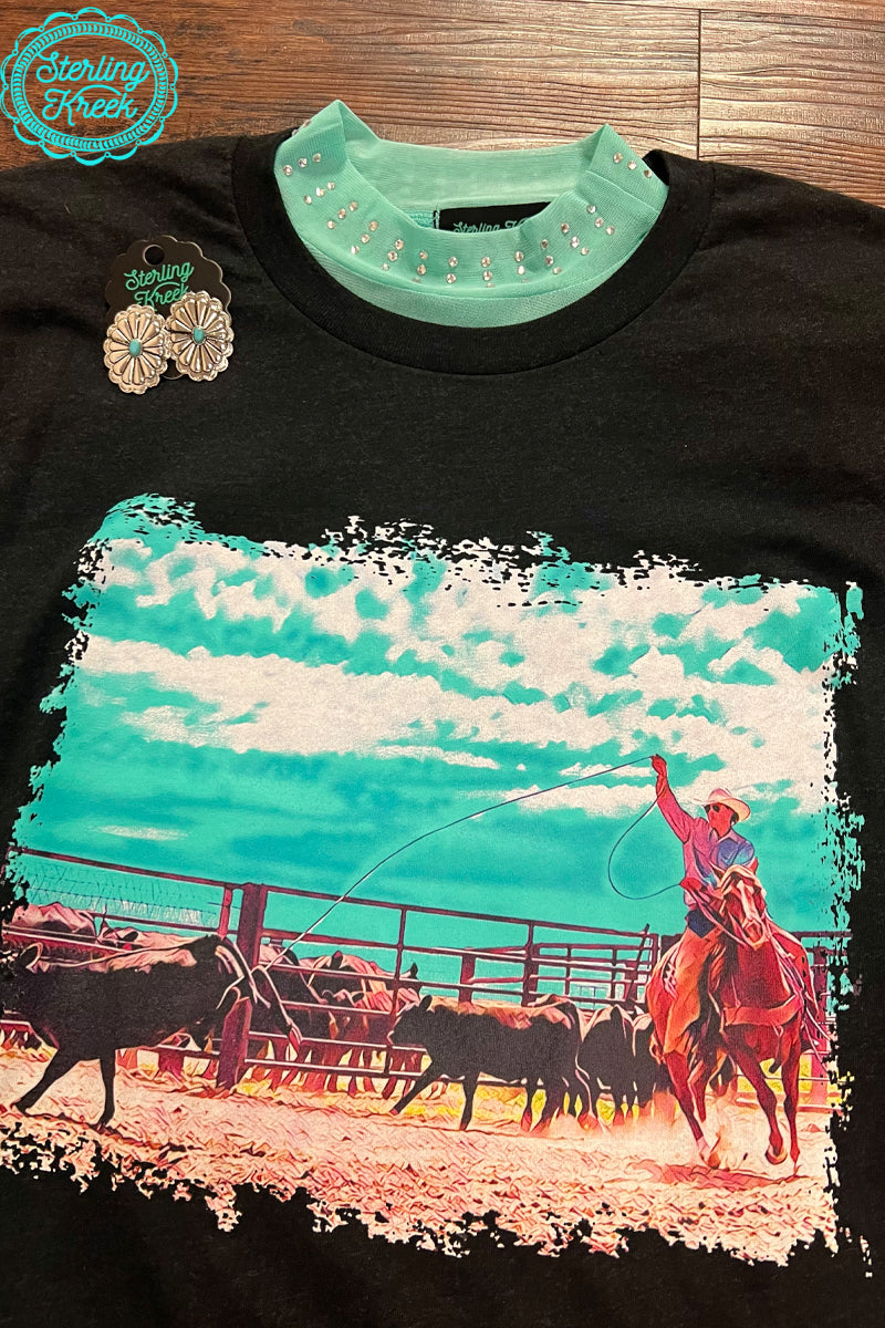 Turquoise Trouble Top